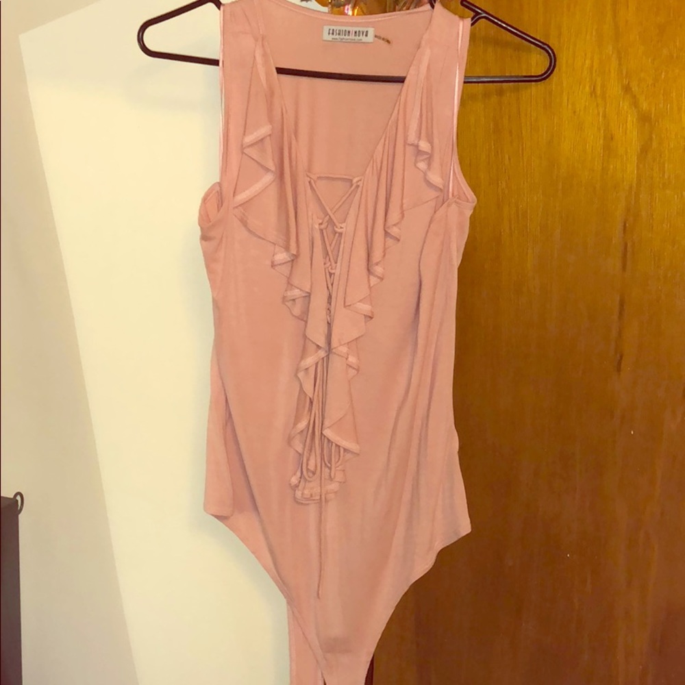 Light pink Fashion Nova Body suit